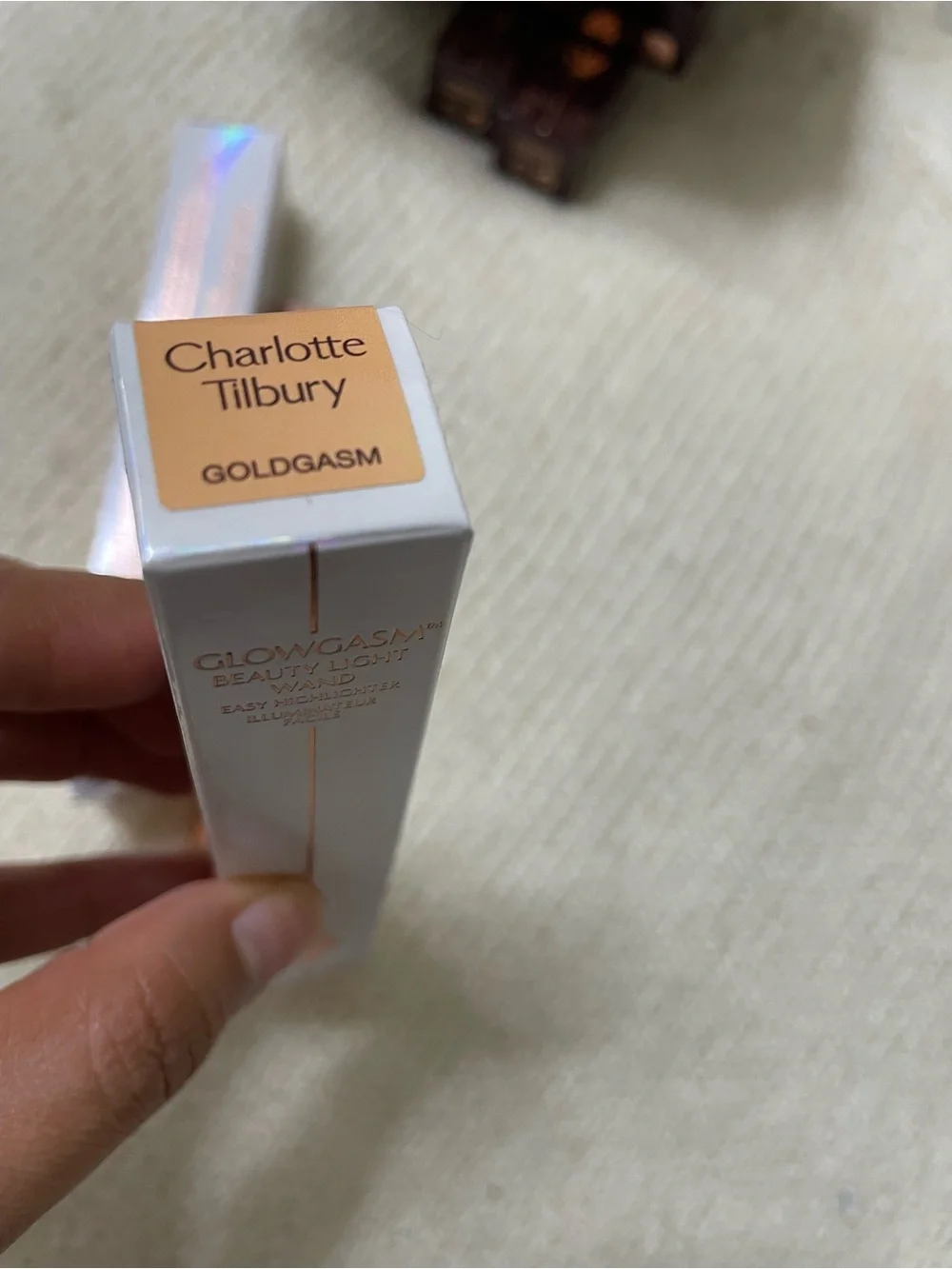 Charlotte Tilbury Glowgasm Beauty Light Wand Liquid Blush — goldgasm